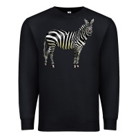 Black zebra Premium Sweatshirt - LillyAllenDesigns