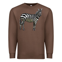 Chestnut zebra Premium Sweatshirt - LillyAllenDesigns