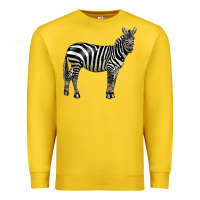 Lemon zebra Premium Sweatshirt - LillyAllenDesigns
