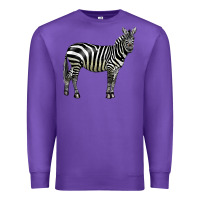Purple zebra Premium Sweatshirt - LillyAllenDesigns