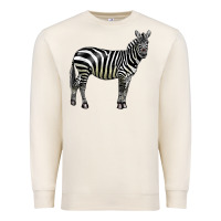 Sandshell zebra Premium Sweatshirt - LillyAllenDesigns