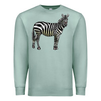 Seafoam zebra Premium Sweatshirt - LillyAllenDesigns