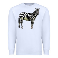 White zebra Premium Sweatshirt - LillyAllenDesigns
