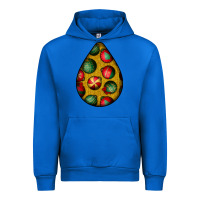 Cobalt christmas  teardrop Urban Hoodie - BundleAndBundleShop
