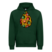 Forest Green christmas  teardrop Urban Hoodie - BundleAndBundleShop