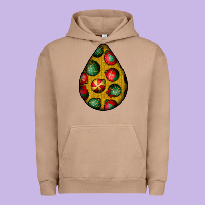 Christmas  Teardrop Urban Hoodie Designed By Bundleandbundleshop