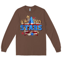 Chestnut oh my stars Long Sleeve Tee - Zillion Design Studio