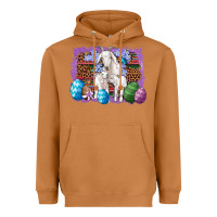 Meerkat goat family eggs flowers leopard serape glitter Heavyweight Hoodie - Artiststas