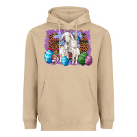 Mushroom goat family eggs flowers leopard serape glitter Heavyweight Hoodie - Artiststas