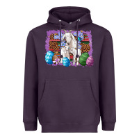 Goat Family Eggs Flowers Leopard Serape Glitter Heavyweight Hoodie | Teevron