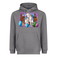 Storm goat family eggs flowers leopard serape glitter Heavyweight Hoodie - Artiststas