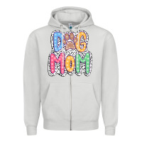 Dove Grey dog mom dalmatian Zipper Hoodie - JahusDesignShop