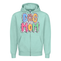 Seafoam dog mom dalmatian Zipper Hoodie - JahusDesignShop