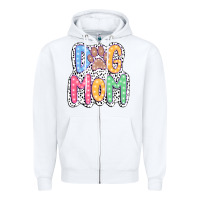 White dog mom dalmatian Zipper Hoodie - JahusDesignShop