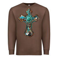 Chestnut western cross Premium Sweatshirt - BarkalooDesign