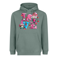 Sage love and gnomes Heavyweight Hoodie - AdoDesignShop