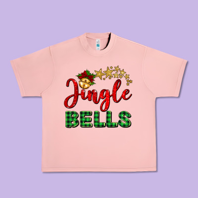 Christmas Jingle Bells Urban Heavy Tee Designed By Barkaloodesign