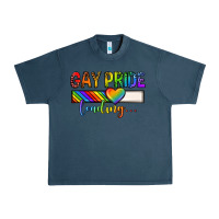Midnight Navy gay pride loading lgbtq Urban Heavy Tee - texasbilliewilder