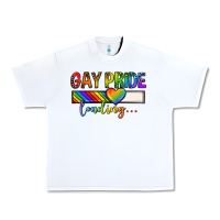 White gay pride loading lgbtq Urban Heavy Tee - texasbilliewilder