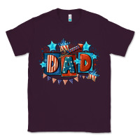 Plum American Dad  4th of july Classic Tee - CowGirlArtShop