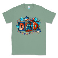 Sage American Dad  4th of july Classic Tee - CowGirlArtShop