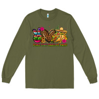Army Green peace love cinco de mayo Long Sleeve Tee - CTS Tumbler Store