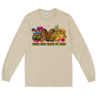 Mushroom peace love cinco de mayo Long Sleeve Tee - CTS Tumbler Store