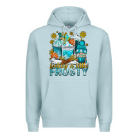 Blue Mist feeling a little frosty coffee cups Premium Hoodie - NancyCooperArtShop