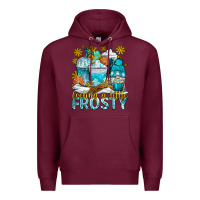 Burgundy feeling a little frosty coffee cups Premium Hoodie - NancyCooperArtShop