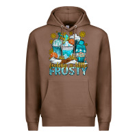Chestnut feeling a little frosty coffee cups Premium Hoodie - NancyCooperArtShop