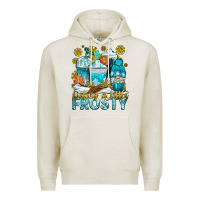 Oatmeal Heather feeling a little frosty coffee cups Premium Hoodie - NancyCooperArtShop