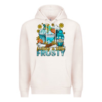 Pale Pink feeling a little frosty coffee cups Premium Hoodie - NancyCooperArtShop