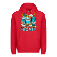 Red feeling a little frosty coffee cups Premium Hoodie - NancyCooperArtShop