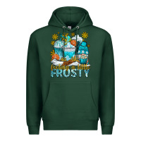 Sports Green feeling a little frosty coffee cups Premium Hoodie - NancyCooperArtShop