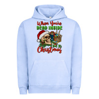 Pigment Grape Ice when you’re dead inside but it's christmas Urban Hoodie - BundleAndBundleShop