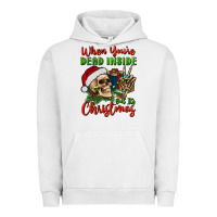Pigment Lunar Rock when you’re dead inside but it's christmas Urban Hoodie - BundleAndBundleShop