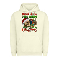 Pigment Pistachio when you’re dead inside but it's christmas Urban Hoodie - BundleAndBundleShop