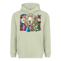 Matcha easter sheep eggs butterfly daisys leopard glitter wooden Heavyweight Hoodie - Artiststas