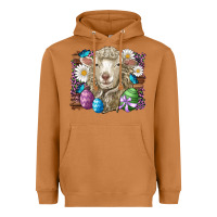 Meerkat easter sheep eggs butterfly daisys leopard glitter wooden Heavyweight Hoodie - Artiststas