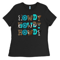 Black howdy howdy howdy Ladies Tee - AdoDesignShop