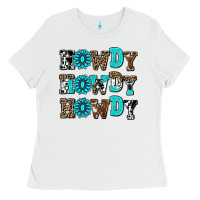 White howdy howdy howdy Ladies Tee - AdoDesignShop