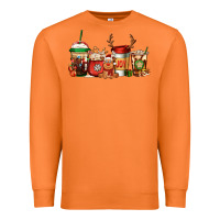 Carrot Reindeer Christmas Coffee Cups Premium Sweatshirt - Jasminsmagicworld