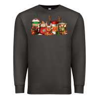 Smoke Reindeer Christmas Coffee Cups Premium Sweatshirt - Jasminsmagicworld