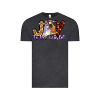 Vintage Black joy to the world Vintage Tee - Zillion Design Studio