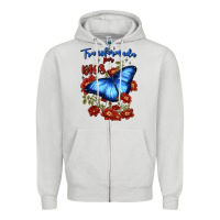 Dove Grey transformada por dios Zipper Hoodie - JahusDesignShop