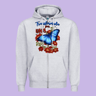 Transformada Por Dios Zipper Hoodie Designed By Jahusdesignshop
