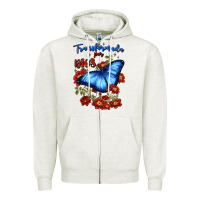 Oatmeal Heather transformada por dios Zipper Hoodie - JahusDesignShop