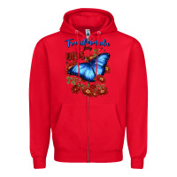 Red transformada por dios Zipper Hoodie - JahusDesignShop