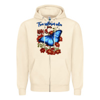Sandshell transformada por dios Zipper Hoodie - JahusDesignShop