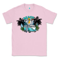 Bubblegum Pink beach please Classic Tee - SublimationCraftShop